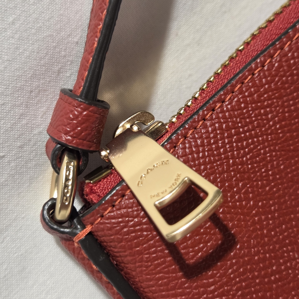 Coach Mini Rowan File Bag Red - CE871 - Picture 6 of 11